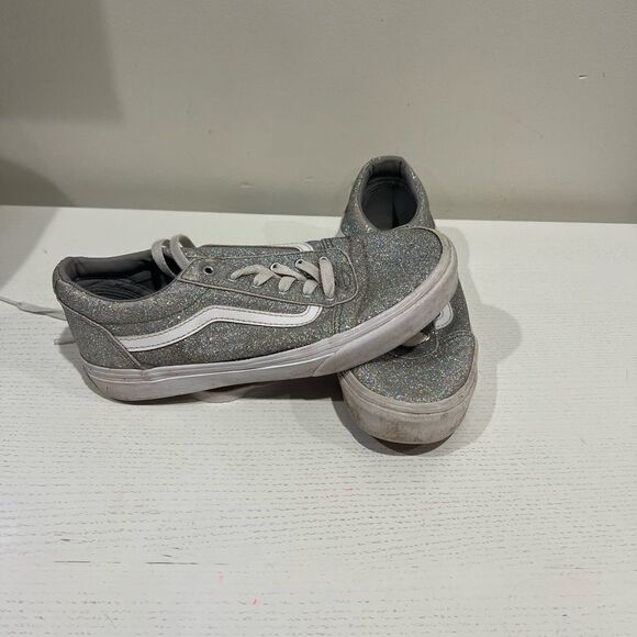 Silver Sparkly Vans - Picture 3 of 4